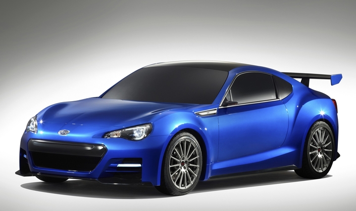 En 2011, tout se précise avec notamment cette BRZ concept STI de Subaru, très proche du modèle définitif.