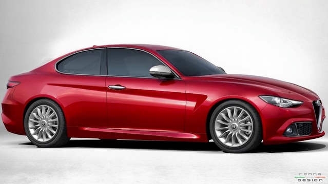 Design : l'Alfa Romeo Giulia imaginée en coupé