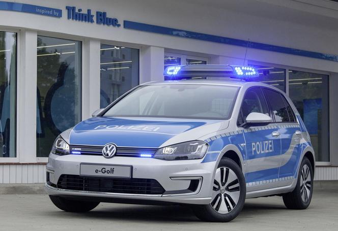 Volkswagen e-Golf polizei : pourquoi pas... sur de courtes distances