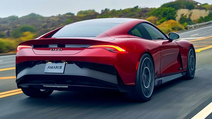 Ces feux arrière ressemblent beaucoup à ceux de la Fisker Karma (et de la Karma Revero).