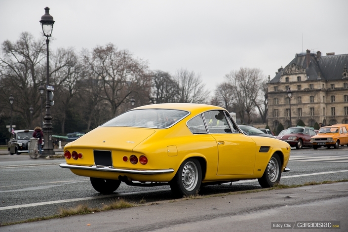 La carrosserie équilibrée et élégante de l'Asa 1000 GT a été dessinée par Giugiaro chez Bertone.