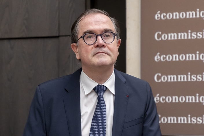 François Provost, le nouveau directeur général de Renault en première ligne. Crédit photo : MaxPPP.