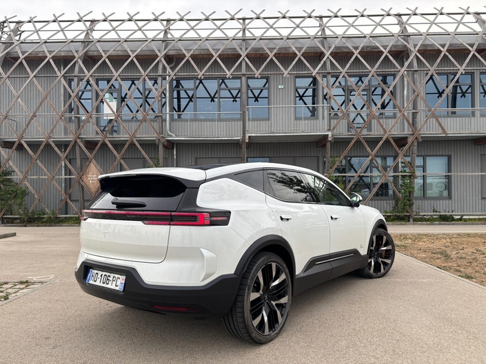 Premières images en direct de l'essai de la Polestar 3
