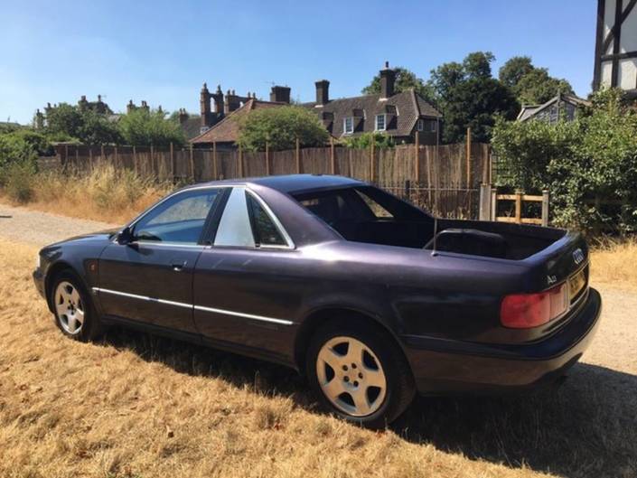 Il transforme en pick-up son ancienne Audi A8