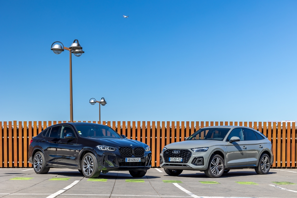 Comparatif Audi Q5 Sportback VS BMW X4 sportifs, mais diesel