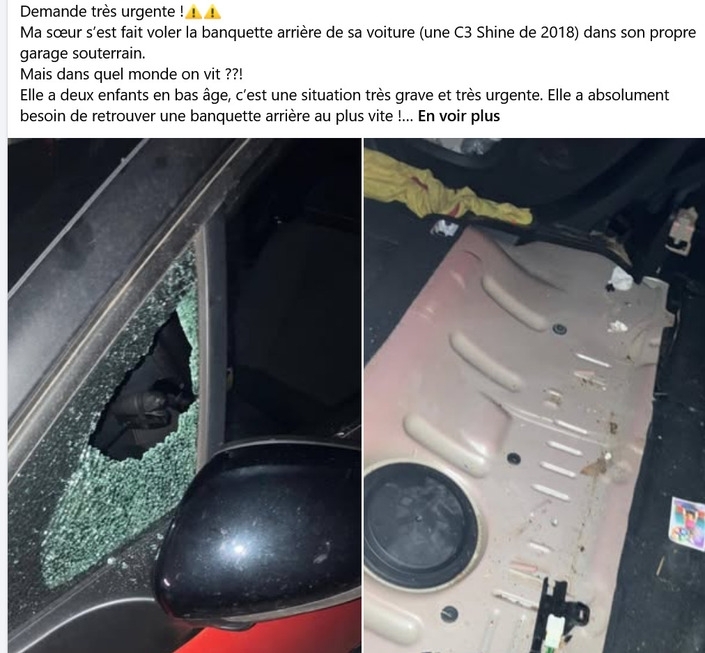 Vol de pièces auto: un phénomène en plein essor