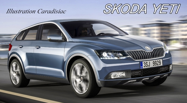 Skoda : le SUV Yeti va changer en 2017