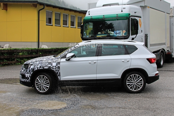 Le Seat Ateca restylé prépare son repoudrage