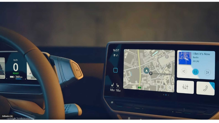 La planche de bord très futuriste de la Volkswagen ID.3