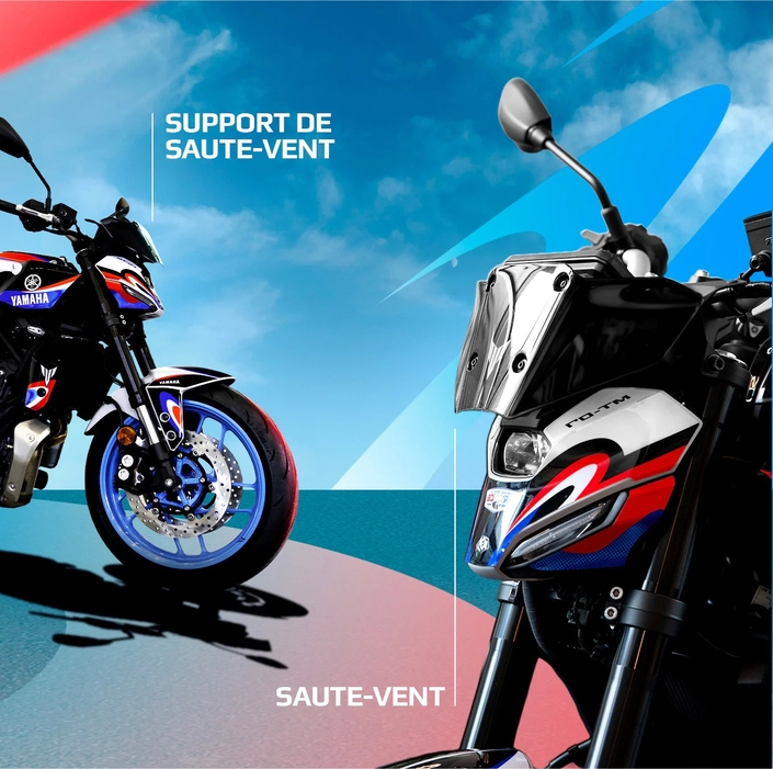 La Yamaha MT-07 se met aux couleurs du GP de France