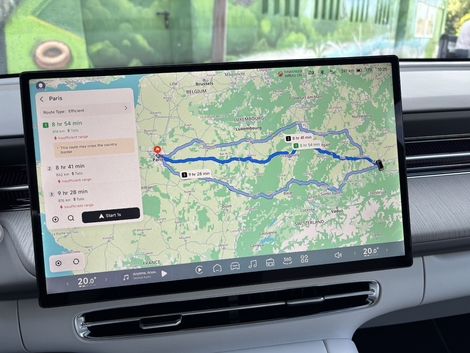 Le G6 est équipé d'un planificateur d'itinéraires efficace qui s'actualise en fonction du trafic et de la conduite.
