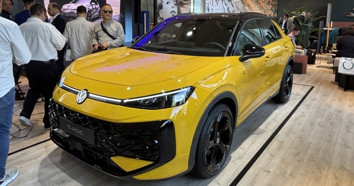 Le nouveau T-Roc fera sa première apparition en France à Lyon.
