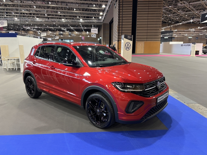 Le T-cross a revu sa qualité intérieure. La version restylée est présente à Lyon.