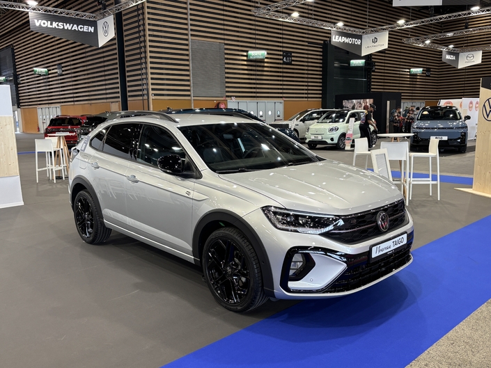 Le Taigo, petit SUV coupé, est le moins cher de la gamme.