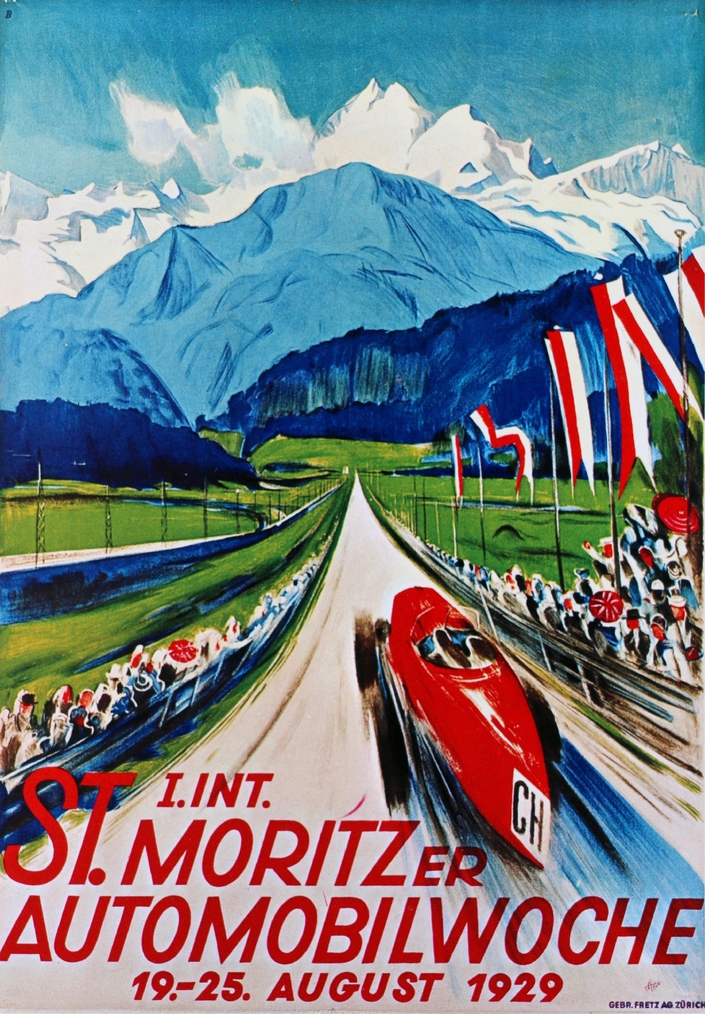 St-Moritz a aussi été un haut lieu du sport automobile.