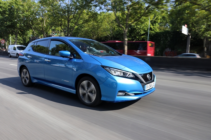 Vidéo - La Nissan Leaf e+ jusqu'à la panne : sur le podium !