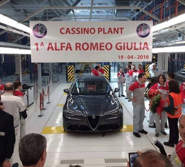 Alfa Romeo Giulia : la production est lancée