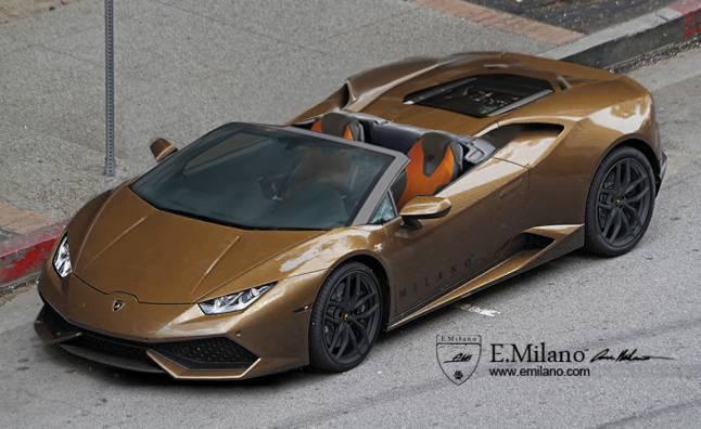 Lamborghini Huracan Spyder : comme ça ?