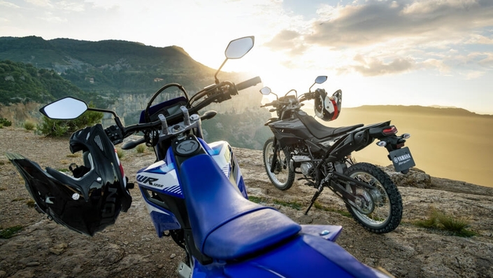 En route pour l'aventure avec la Yamaha WR125R