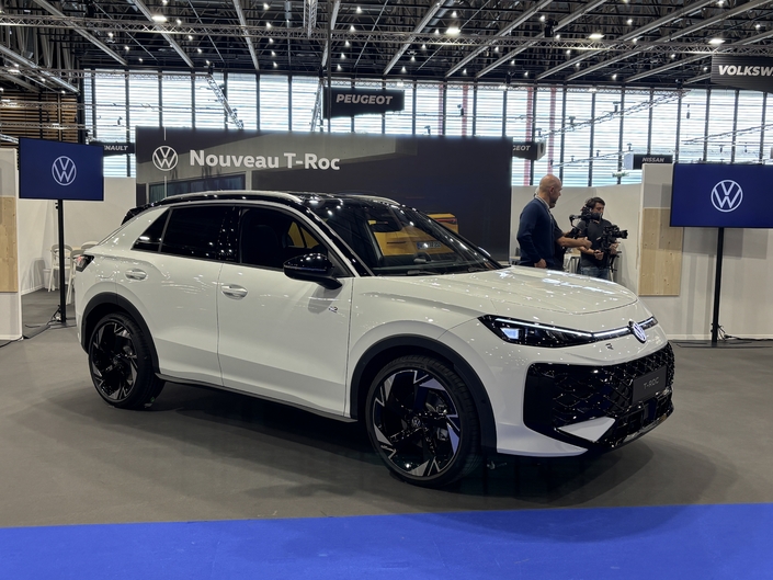 Le nouveau T-Roc prend son premier bain de foule à Lyon