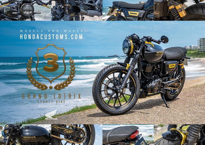 Une italienne lauréate du concours Honda Customs 2025