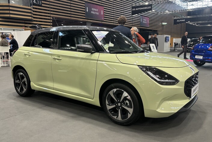 Si vous souhaitez une petite auto à quatre roues motrices, c'est la Suzuki Swift qu'il vous faut.