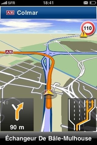 Test Navigon GPS pour iPhone, un GPS dans votre téléphone