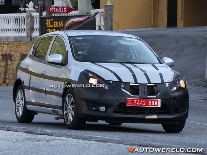 Surprise : la future compacte Nissan Almera