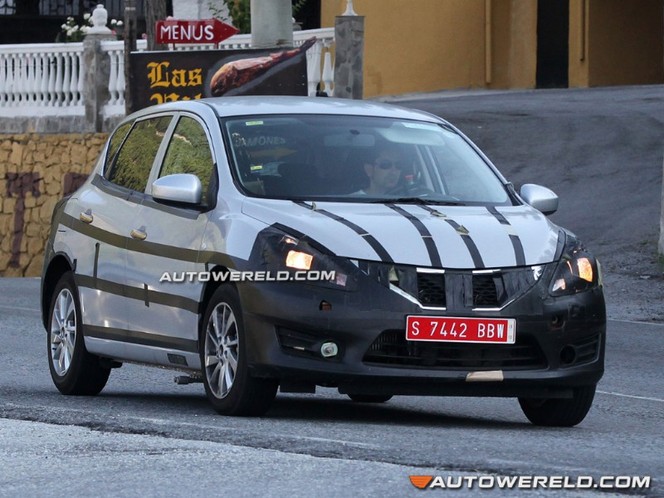 Surprise : la future compacte Nissan Almera 