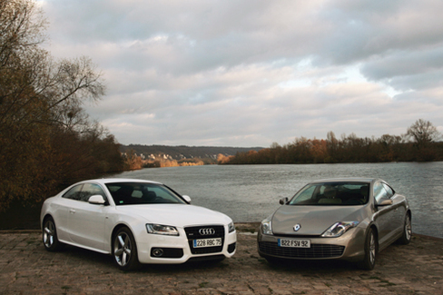 Comparatif Audi A5 3.0 TDI / Renault Laguna Coupé 3.0 dCi: une question de légitimité