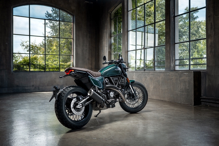 Une nouvelle livrée vert émeraude pour la Ducati Scrambler Nightshift