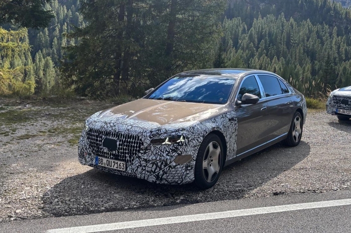 Les nouvelles Mercedes Classe S et Maybach surprises en plein essai