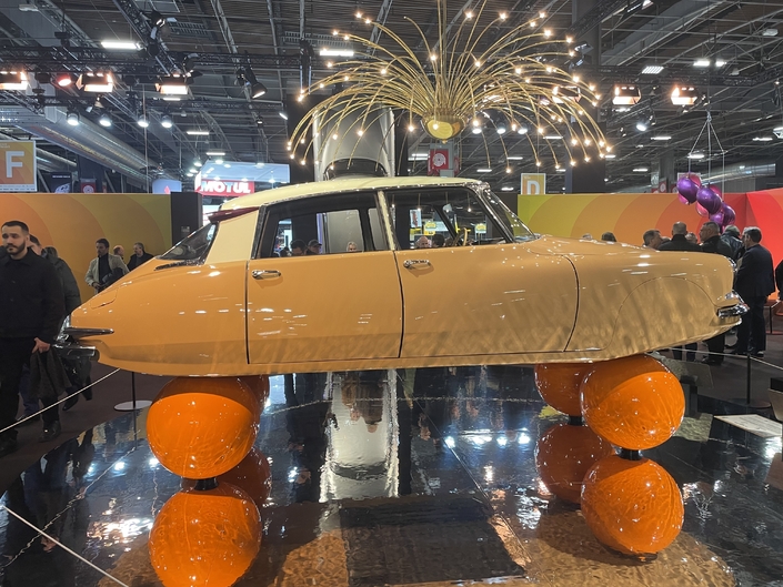 La DS Ballons a été reconstruite par le GARAC (l’École Nationale des Professions de l’Automobile et de la Mobilité).
