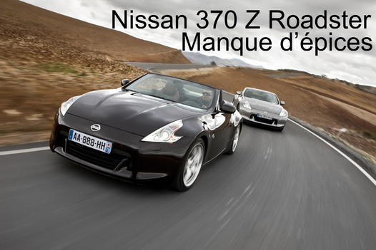 Comparatif cabriolets (roadsters) sportifs : Audi TT roadster, BMW Z4, Mercedes SLK, Porsche Boxster, Nissan 370 Z