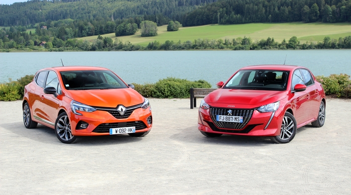 Renault Clio TCE 100 ch Intens (20 100 €) face à la Peugeot 208 Puretech 100 ch Allure (20 400 €)