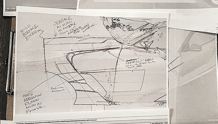 Le propriétaire de la Supra a fait appel à un designer automobile pour redessiner les ailes, et les différentes extensions.