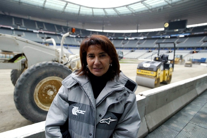 Michèle Mouton, à l’époque où elle supervisait la Race of Champions. Photo MaxPPP.