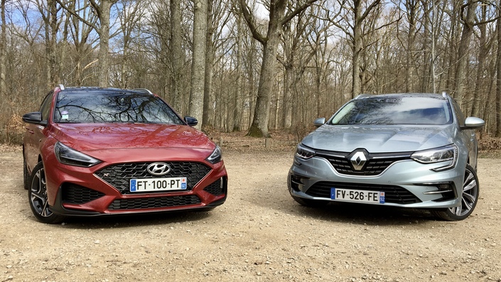 Comparatif - Hyundai i30 SW vs Renault Mégane Estate : break dance