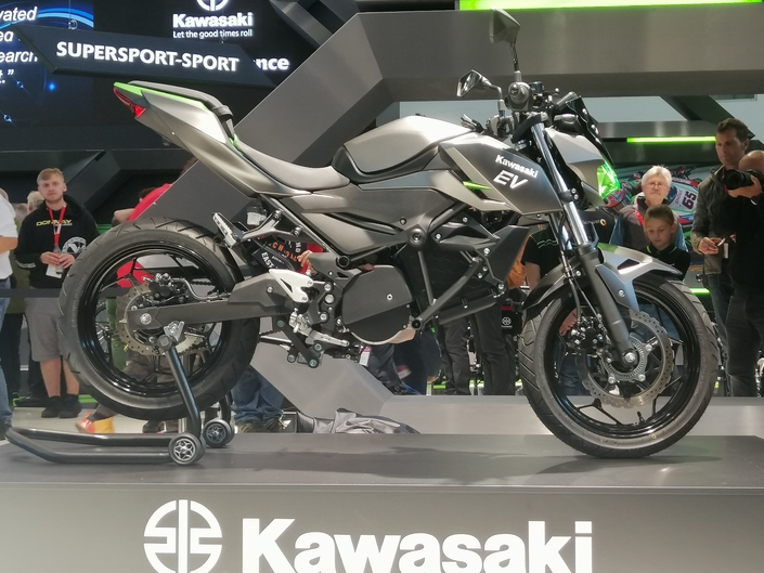 Le prototype électrique Kawasaki EV.