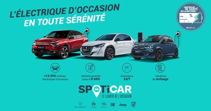 Pourquoi faire confiance au réseau Spoticar pour acheter un véhicule électrique d'occasion ?