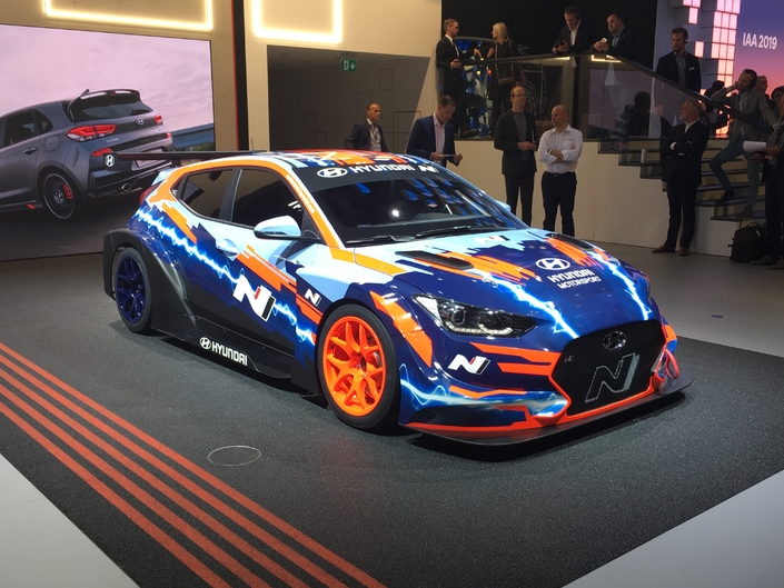 Hyundai Veloster N ETCR : sport du futur - En direct du salon de Francfort 2019