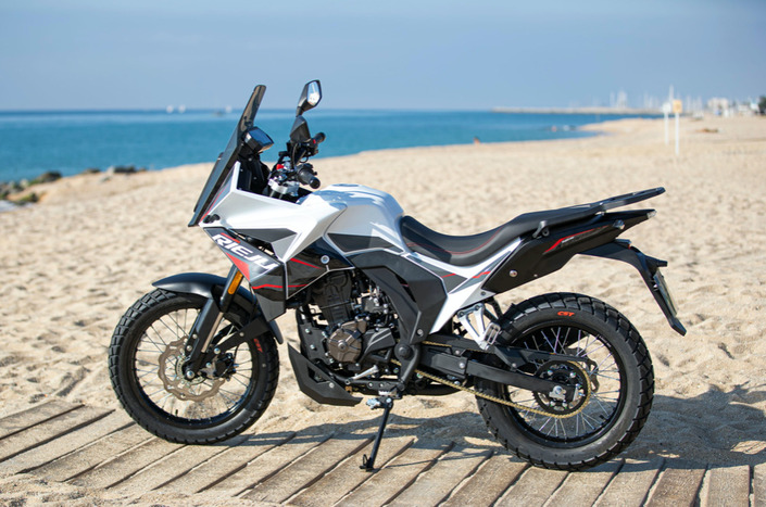 Plus de sécurité pour la nouvelle Rieju Aventura 125