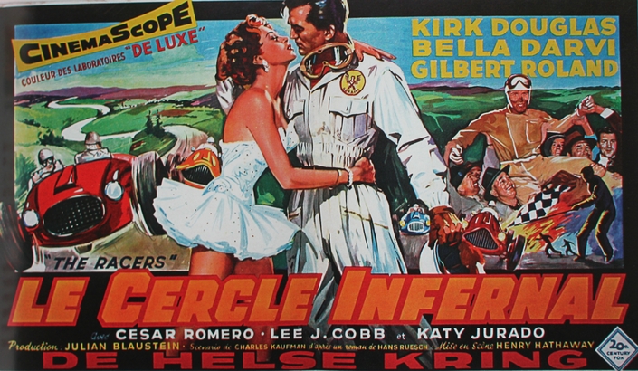 L’affiche du film Le cercle infernal sorti en 1955.