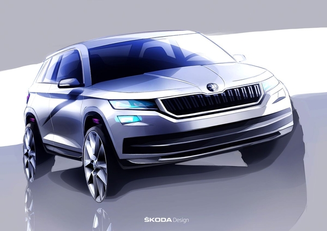 Skoda donne un avant-goût de son SUV, le Kodiaq