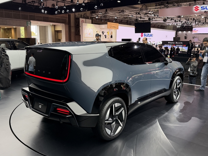 Le 0 alpha ressemble beaucoup au 0 SUV déjà vu en janvier.