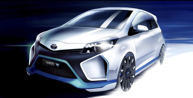 Toutes les nouveautés du salon de Francfort 2013 - Toyota Concept Yaris Hybrid- R : dévergondée