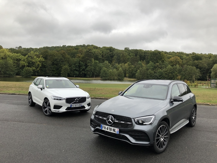 Comparatif vidéo - Mercedes GLC vs Volvo XC60 : les leaders du premium