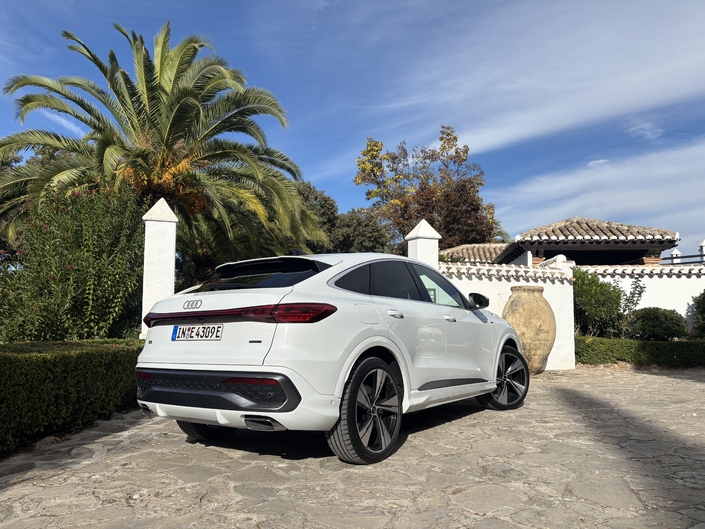 Premières impressions en direct de l’essai de l'Audi Q5 Sportback hybride rechargeable