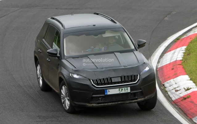 Scoop : Skoda met son futur Kodiaq sur le Nürburgring