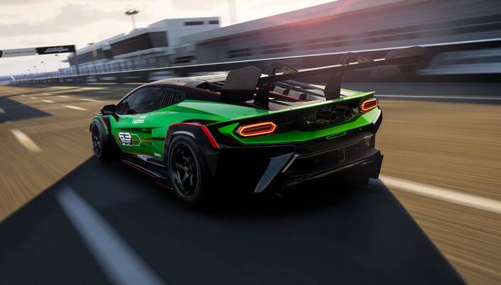 La Lamborghini Temerario Super Trofeo est moins puissante que la Ferrari 296 Challenge. Mais elle devrair rester plus efficace sur circuit grâce à son aéro plus poussée.